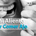 mal aliento por comer ajo, problema de mal aliento, aliento a ajo