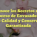 Conoce los Secretos del Proceso de Envasado de Jugos: Calidad y Conservación Garantizada