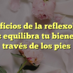 Beneficios de la reflexología podal: equilibra tu bienestar a través de los pies