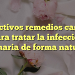 5 efectivos remedios caseros para tratar la infección urinaria de forma natural