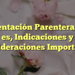 Alimentación Parenteral: Qué es, Indicaciones y Consideraciones Importantes