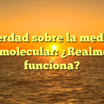 La verdad sobre la medicina ortomolecular: ¿Realmente funciona?