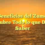 Los Beneficios del Zumo VR: Descubre Todo lo que Debes Saber