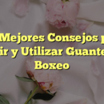 Los Mejores Consejos para Elegir y Utilizar Guantes de Boxeo