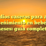 Remedios caseros para aliviar el estreñimiento en bebés de 7 meses: guía completa