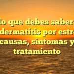 Todo lo que debes saber sobre la dermatitis por estrés: causas, síntomas y tratamiento